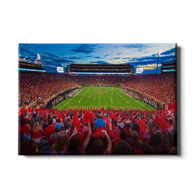 Ole Miss Rebels - Land Shark Sunset - College Wall Art #Canvas