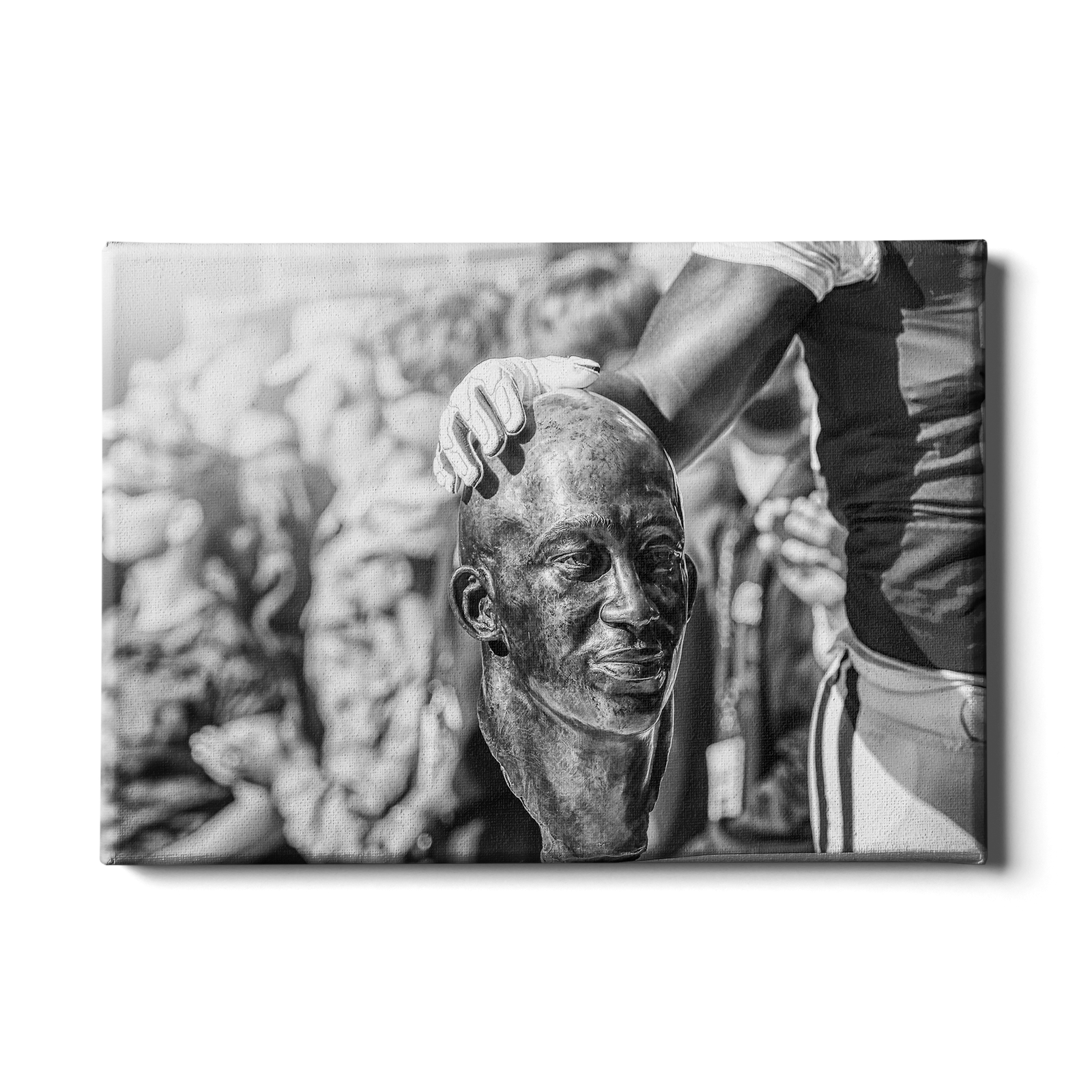 Ole Miss Rebels - Never Quit B&W - College Wall Art #Canvas