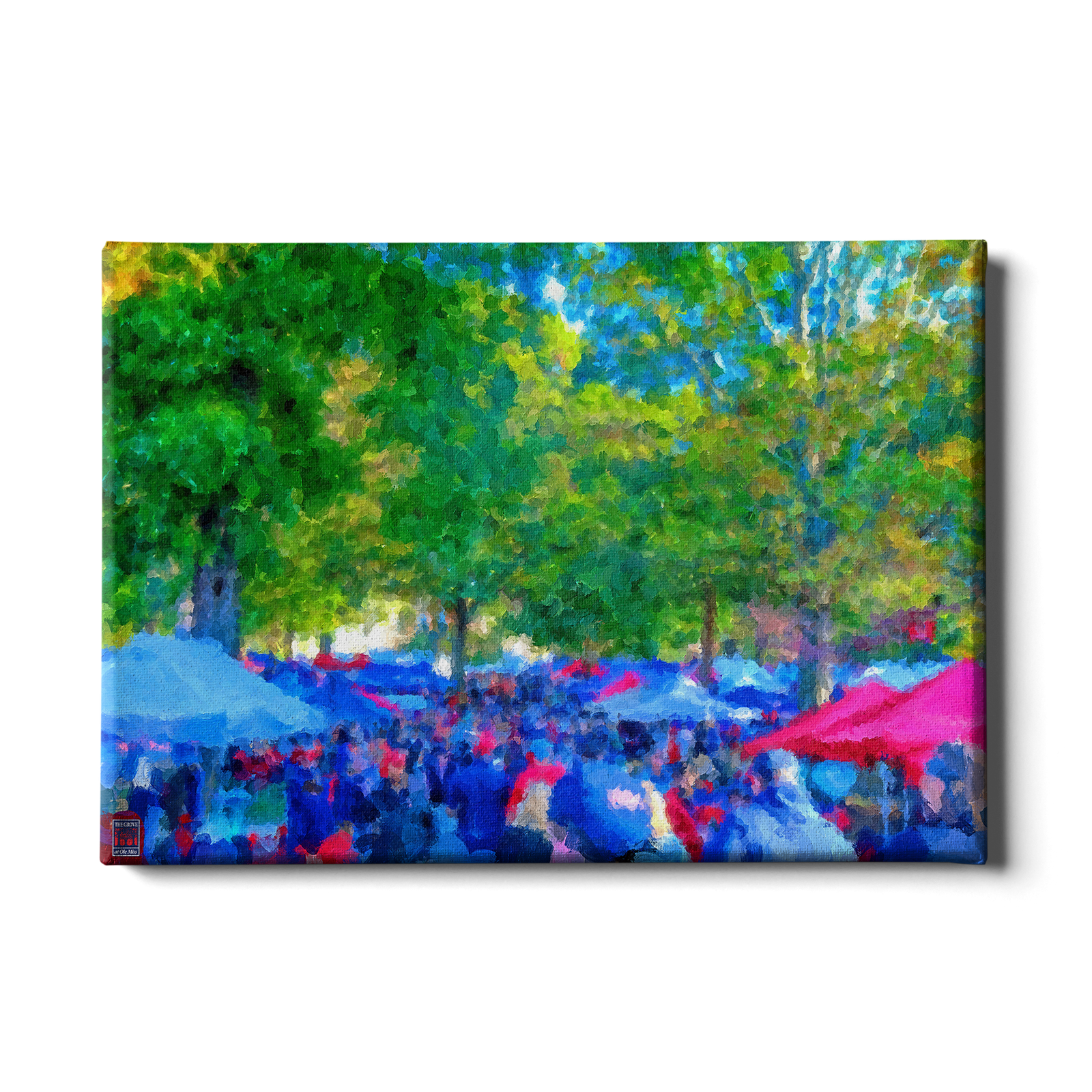 Ole Miss Rebels - The Grove Fine Art Painting - College Wall Art #Canvas