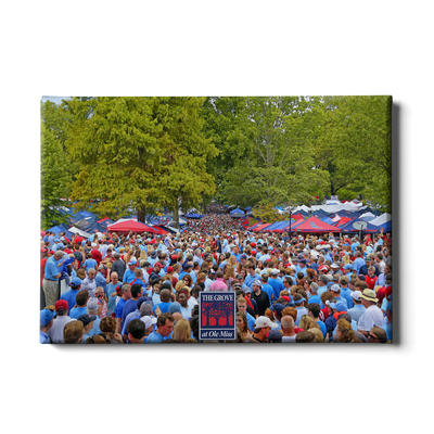 Ole Miss Rebels - Swarm the Grove at Ole Miss - College Wall Art #Canvas