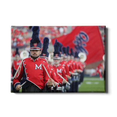 Ole Miss Rebels - Marching In - College Wall Art #Canvas