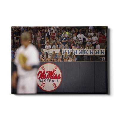 Ole Miss Rebels - Ole Miss Baseball - College Wall Art #Canvas