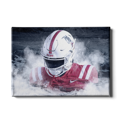 Ole Miss Rebels - Blood In The Water - College Wall Art #Canvas