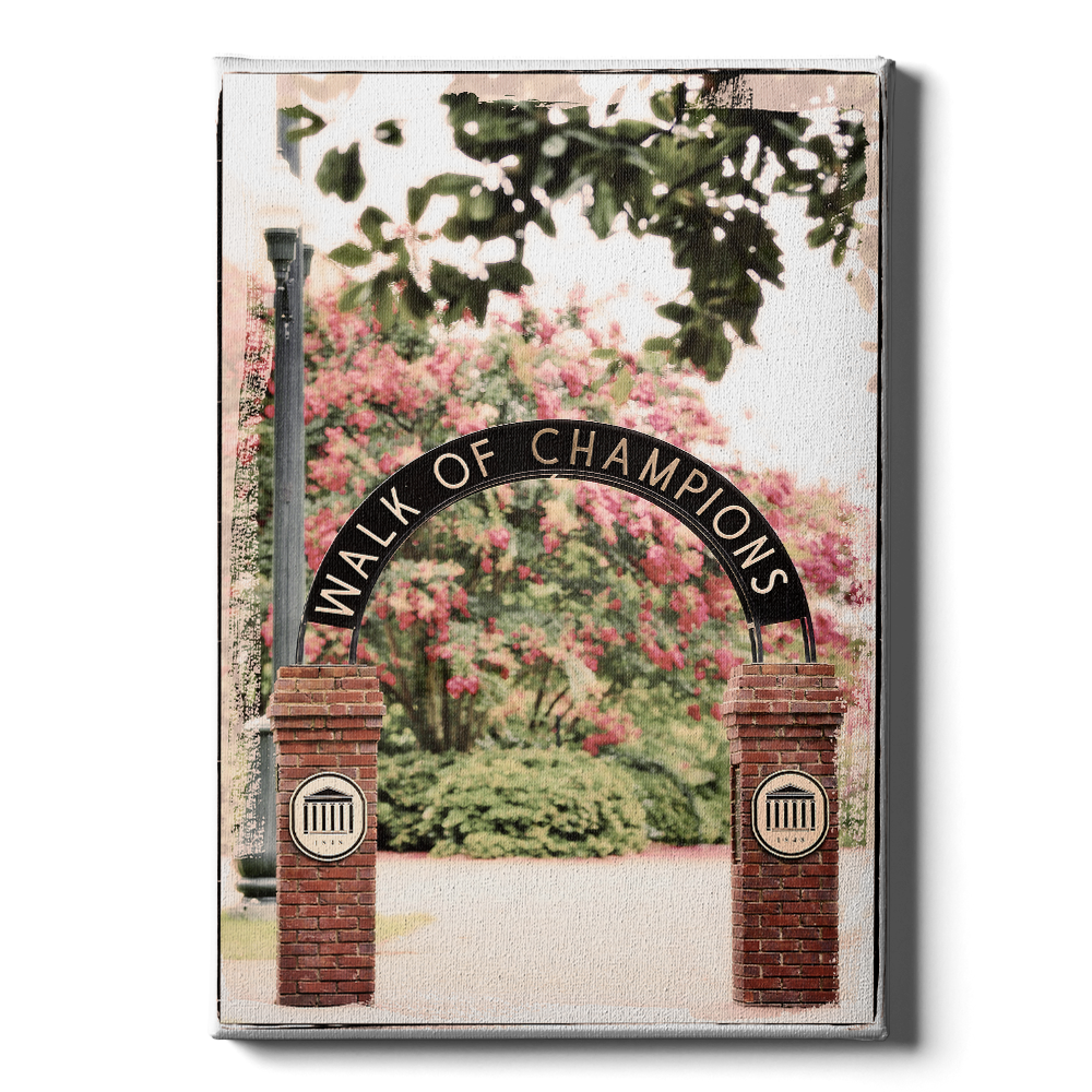 Ole Miss Rebels - Spring Walk of Champions - College Wall Art #Canvas