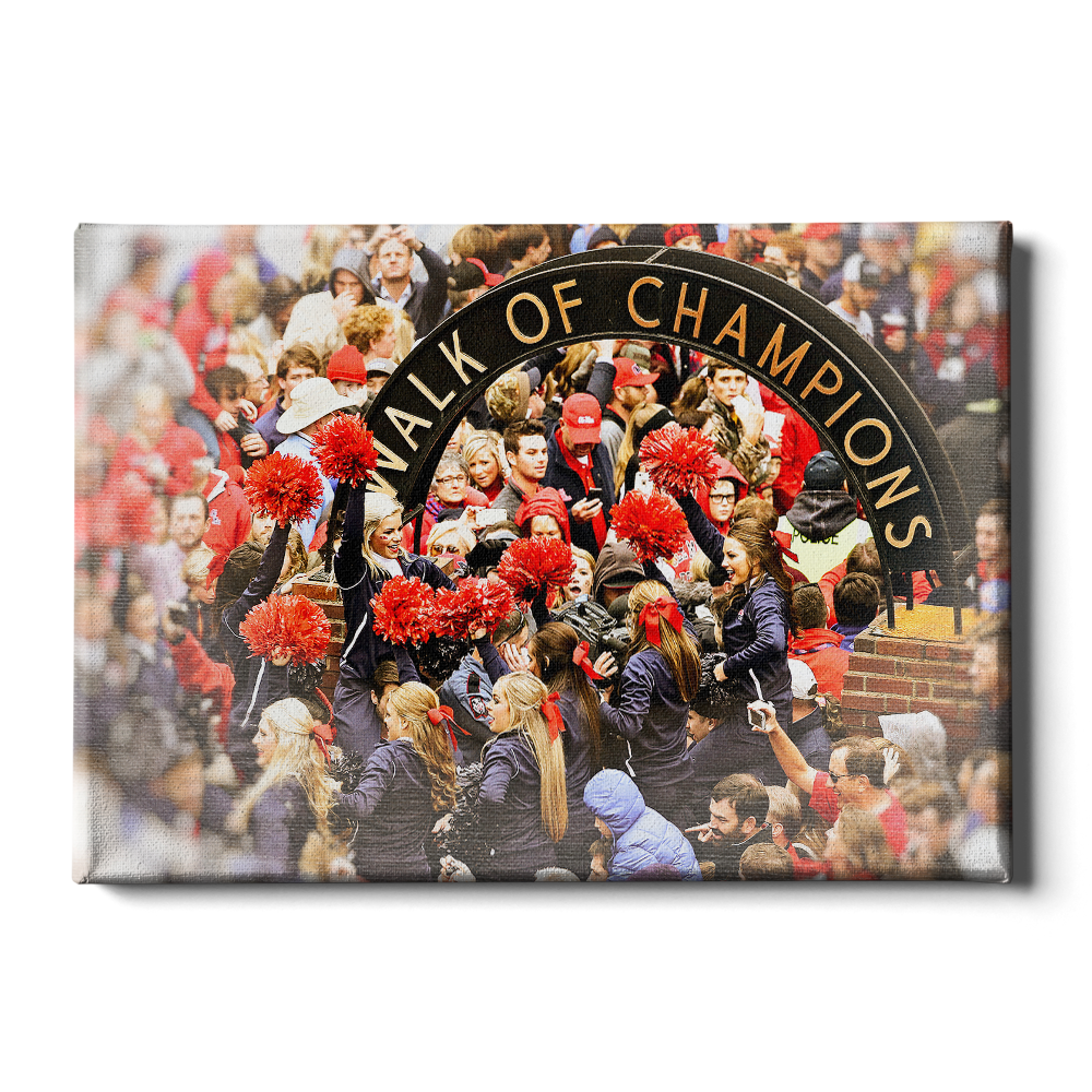 Ole Miss Rebels - Walk of Champions Cheer - College Wall Art #Canvas