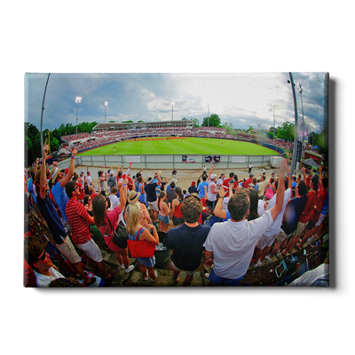 Ole Miss Rebels - Fisheye View of Swayze - College Wall Art #Canvas