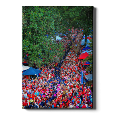 Ole Miss Rebels - Walk Of Champions from new Student Union - College Wall Art #Canvas