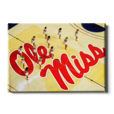 Ole Miss Rebels - Ole Miss Basketball Cheer - College Wall Art #Canvas