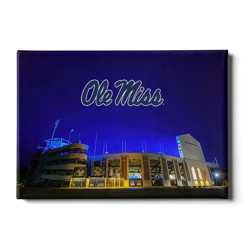 Ole Miss Rebels - Vaught Hemingway Stadium 2020 - College Wall Art #Canvas