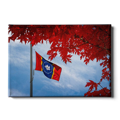 Ole Miss Rebels - Fall Magnolia State Flag - College Wall Art #Canvas