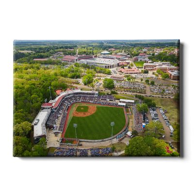 Ole Miss Rebels - Aerial Sports Complex - College Wall Art #Canvas