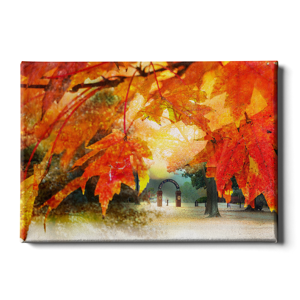 Ole Miss Rebels - Autumn Walk of Champions - College Wall Art #Canvas