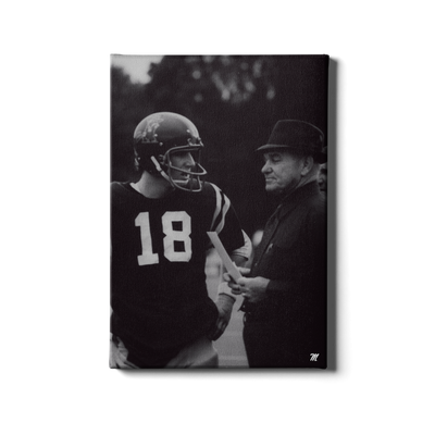 Ole Miss Rebels - Vintage Manning Vaught 1970 - College Wall Art #Canvas