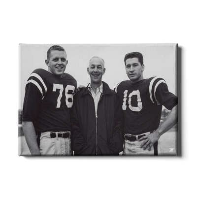 OLE MISS REBELS - Vintage Khayat Doc Knight_Bobby Ray Franklin - College Wall Art #Canvas