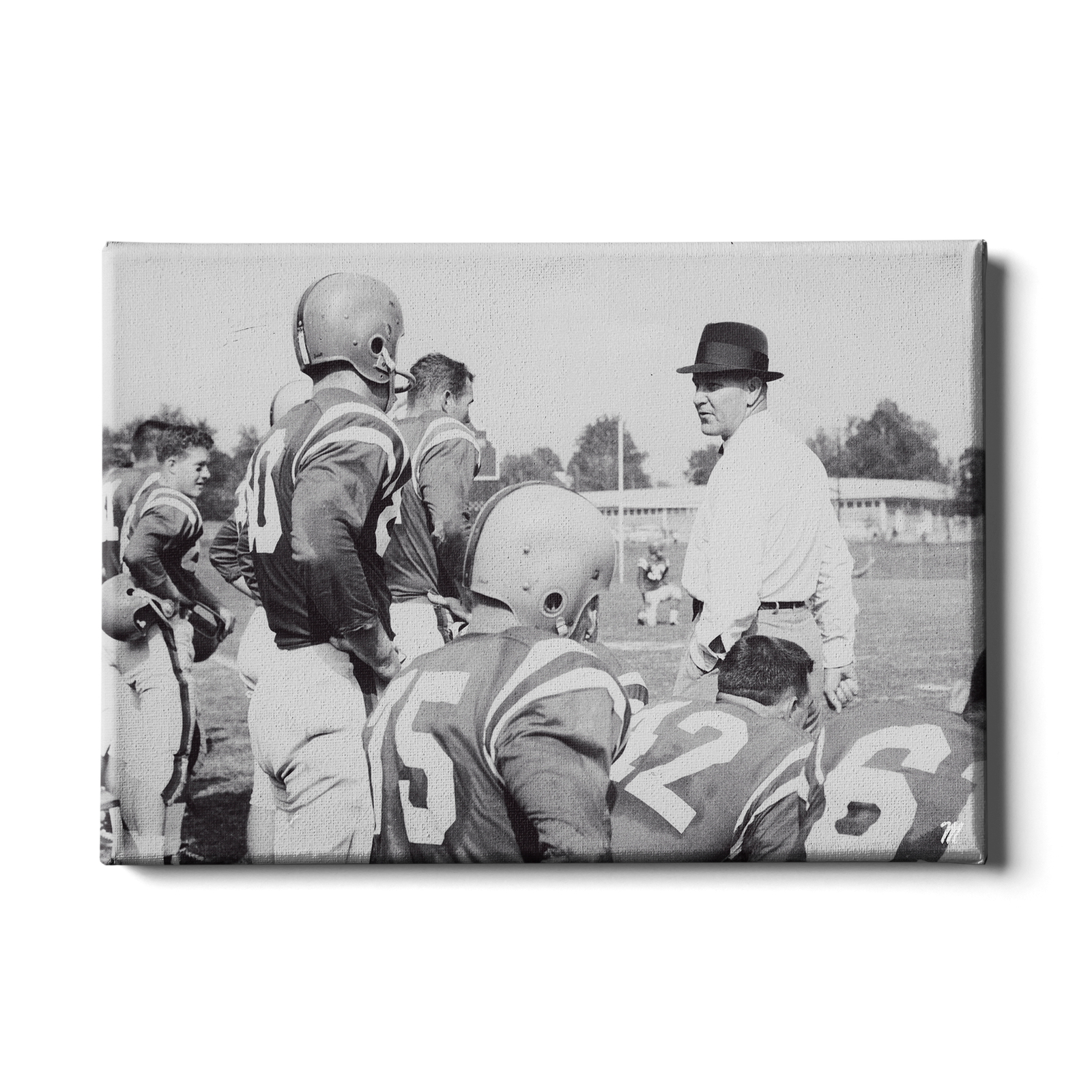 OLE MISS REBELS - Vintage Vaught Sideline - College Wall Art #Canvas
