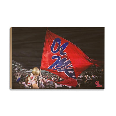 Ole Miss Rebels - Egg Bowl Victory - College Wall Art #Wood