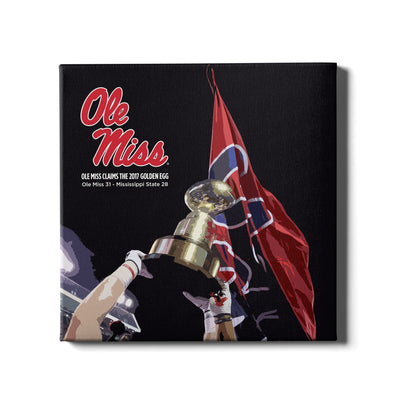 Ole Miss Rebels - Ole Miss Claims the Golden Egg - College Wall Art #Canvas