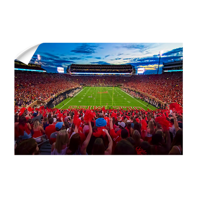 Ole Miss Rebels - Rebel Red Sunset - College Wall Art #Wall Decal