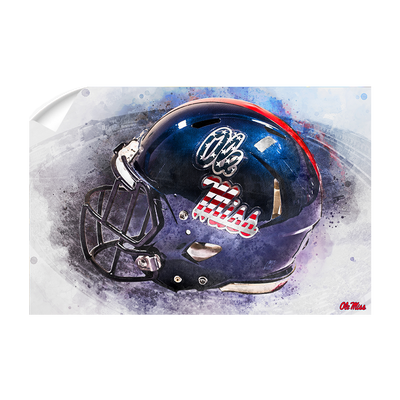 Ole Miss Rebels - Military Appreciation Day Helmet#Wall Decal