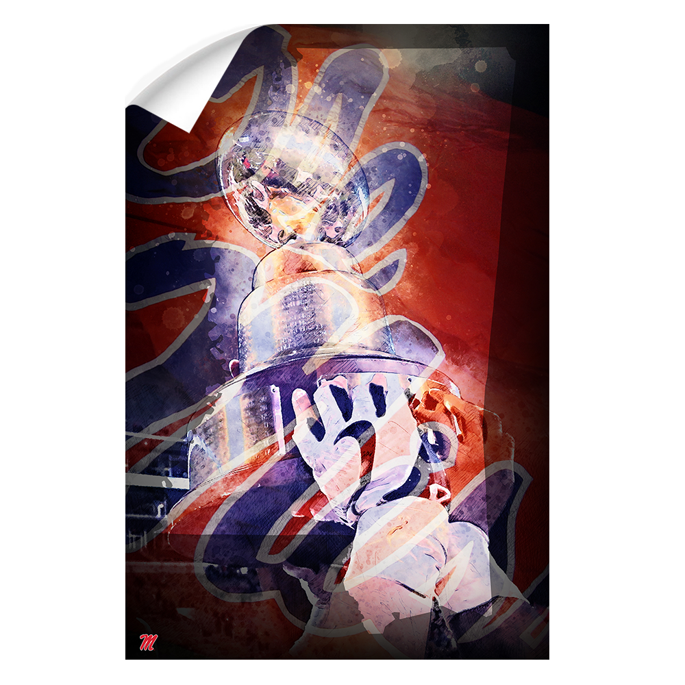 Ole Miss Rebels - Our State Egg Bowl - College Wall Art #Canvas