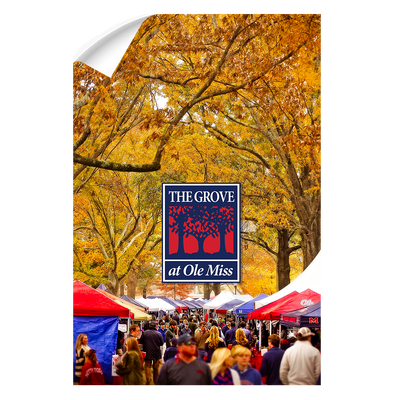 Ole Miss Rebels - Fall Grove - College Wall Art #Wall Decal