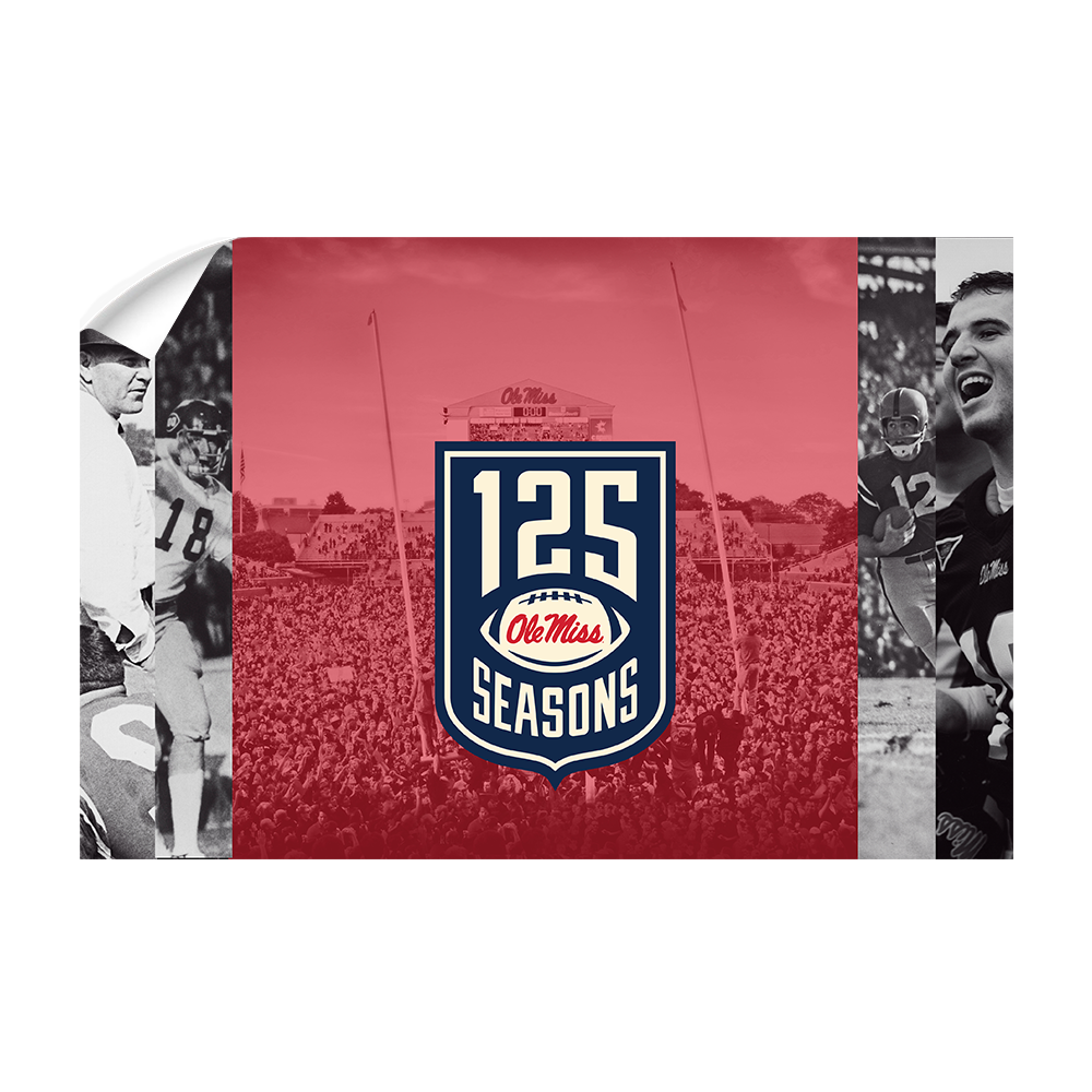 Ole Miss Rebels - 125 Ole Miss - College Wall Art #Wall Decal