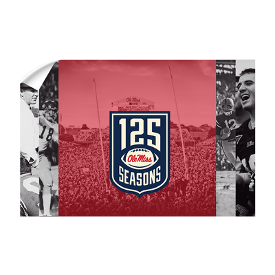 Ole Miss Rebels - 125 Ole Miss - College Wall Art #Wall Decal