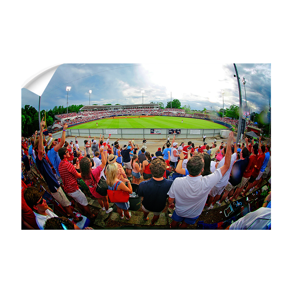 Ole Miss Rebels - Fisheye View of Swayze - College Wall Art #Wall Decal