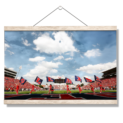 Ole Miss Rebels - O-L-E-M-I-S-S - College Wall Art #Hanging Canvas