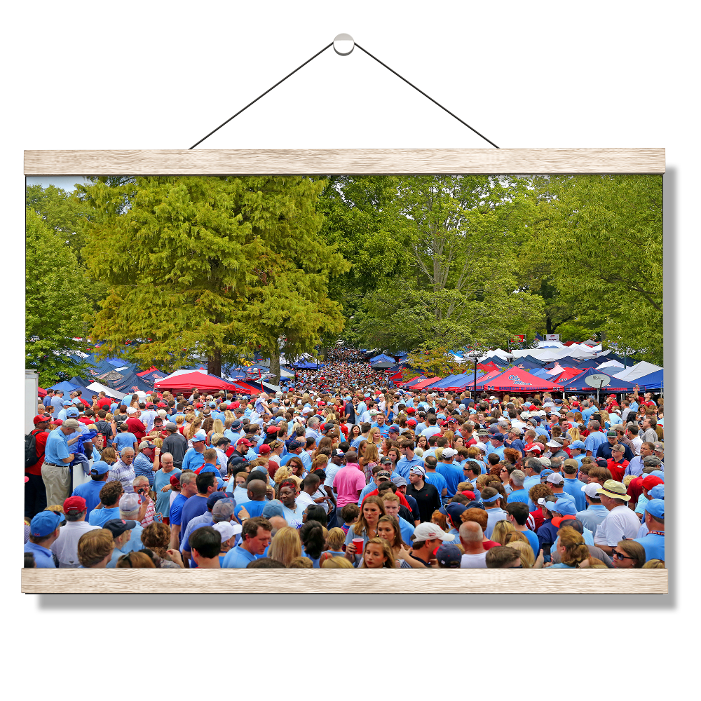 Ole Miss Rebels - Swarm the Grove - College Wall Art #Canvas