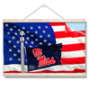 Ole Miss Rebels - Born in America - College Wall Art #Hanging Canvas