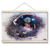 Ole Miss Rebels - Military Appreciation Day Helmet - College Wall Art #Hanging Canvas