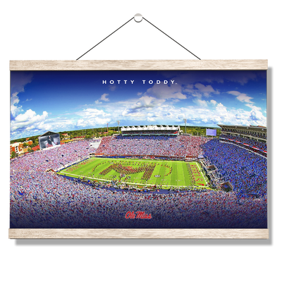 Ole Miss Rebels - Hotty Toddy - College Wall Art #Hanging Canvas