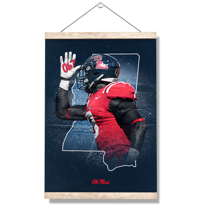 Ole Miss Rebels - Landshark State - College Wall Art #Hanging Canvas