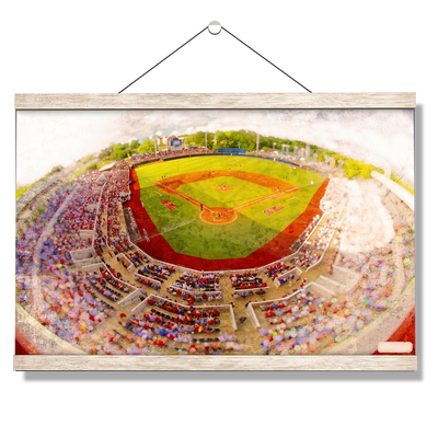 Ole Miss Rebels - Rebels Swayze Field Art - College Wall Art #Hanging Canvas