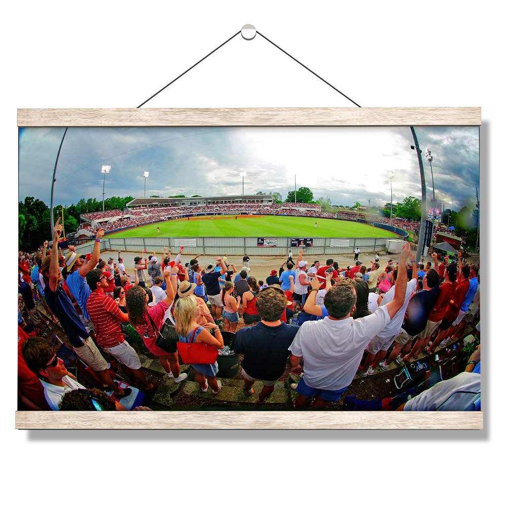 Ole Miss Rebels - Fisheye View of Swayze - College Wall Art #Hanging Canvas