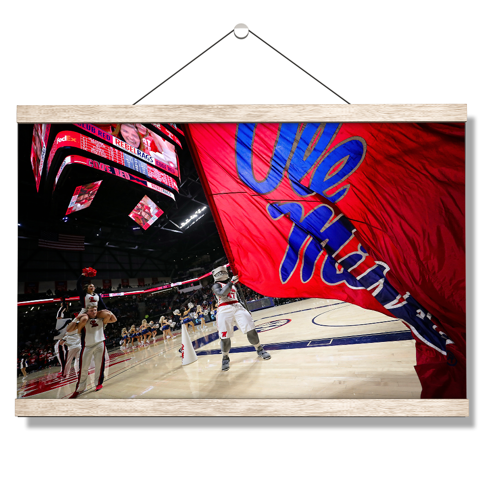Ole Miss Rebels - Ole miss Basketball - College Wall Art #Hanging Canvas