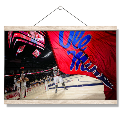 Ole Miss Rebels - Ole miss Basketball - College Wall Art #Hanging Canvas