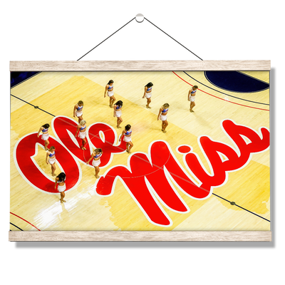 Ole Miss Rebels - Ole Miss Basketball Cheer - College Wall Art #Hanging Canvas