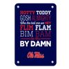 Ole Miss Rebels - Hotty Toddy - College Wall Art #Metal