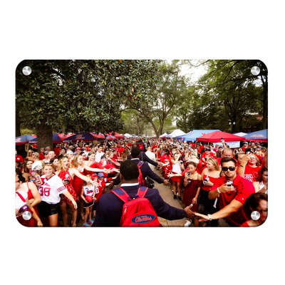 Ole Miss Rebels - The Walk - College Wall Art #Metal