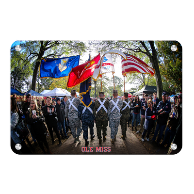 Ole Miss Rebels - Military Walk of Champions - College Wall Art #Metal