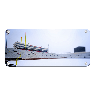 Ole Miss Rebels - Snow Day Vaught Hemingway Pano - College Wall Art #Metal