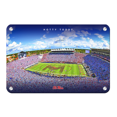 Ole Miss Rebels - Hotty Toddy - College Wall Art #Metal