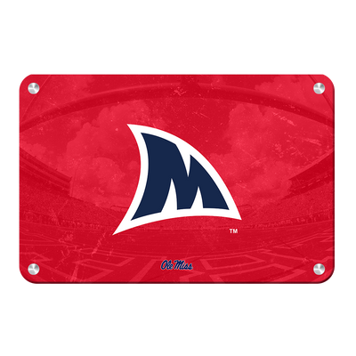 Ole Miss Rebels - Fins Up M - College Wall Art #Metal