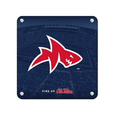 Ole Miss Rebels - Fins Up Ole Miss - College Wall Art #Metal