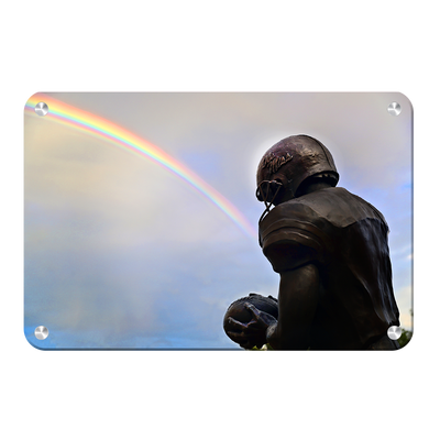 Ole Miss Rebels - Football Rainbow - College Wall Art #Metal