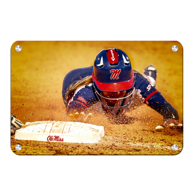 Ole Miss Rebels - Softball Safe - College Wall Art #Metal