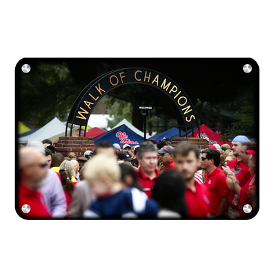 Ole Miss Rebels - Walk of Champions Grove - College Wall Art #Metal