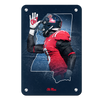 Ole Miss Rebels - Landshark State - College Wall Art #Metal